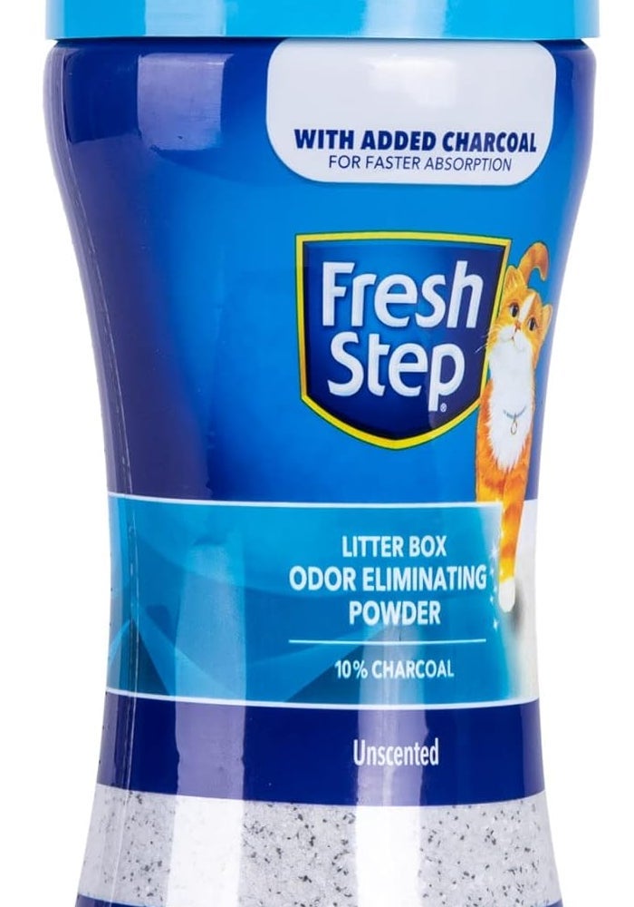 Fresh Step Litter Box Charcoal Odor Eliminating Powder, 15 Ounces - Image 2